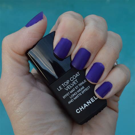 chanel top coat velvet polish|Chanel nail base coat.